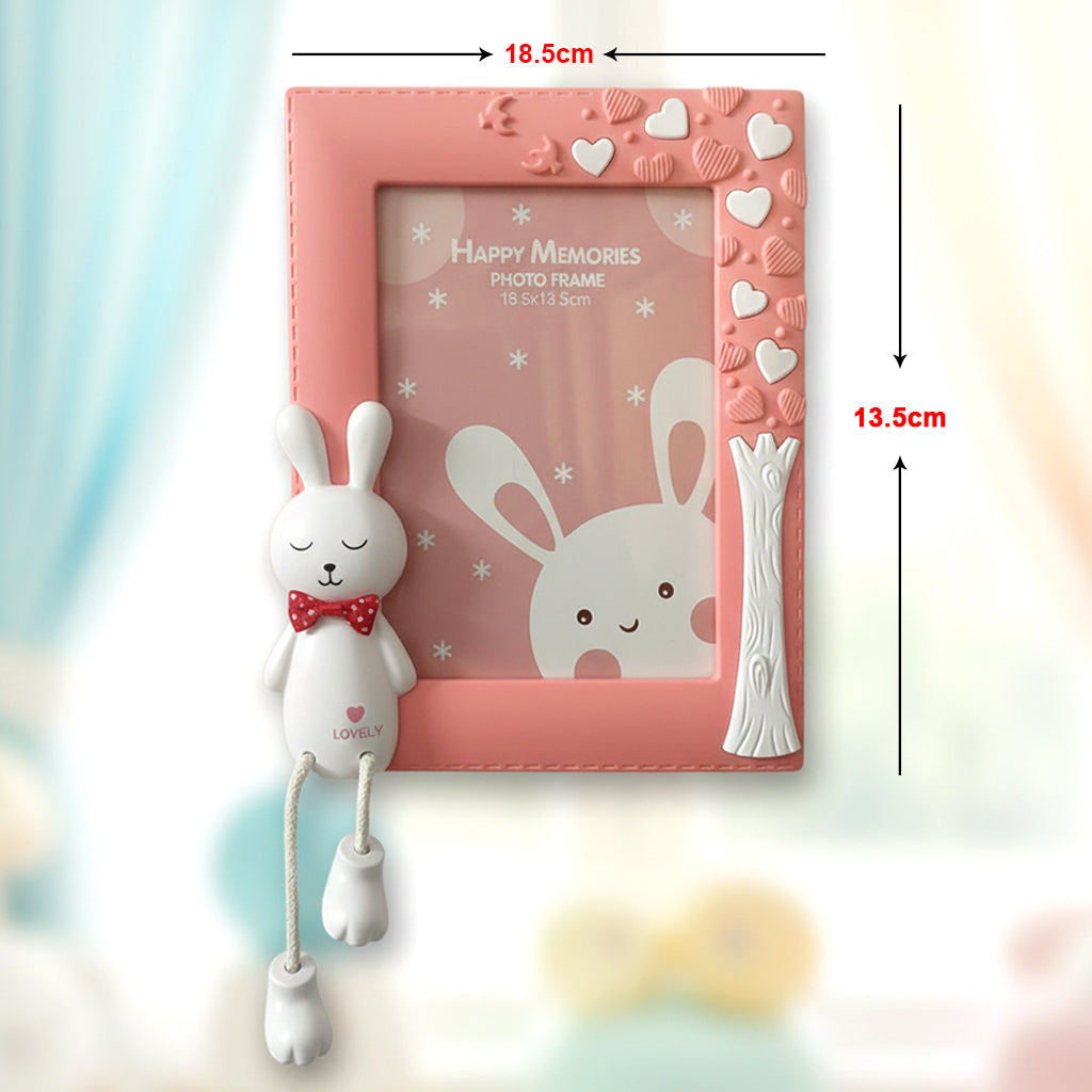 Photo Frame for Kids – Cute Table Top Picture Frame, Perfect for Baby Room Decor, Birthday Gift for Kids & Return Gifts – (Pink) (Baby Pink, 13.5X18.5)
