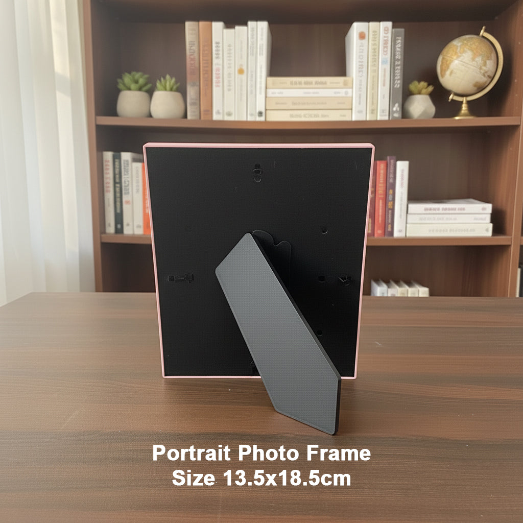 Photo Frame for Kids – Cute Table Top Picture Frame, Perfect for Baby Room Decor, Birthday Gift for Kids & Return Gifts – (Pink) (Baby Pink, 13.5X18.5)