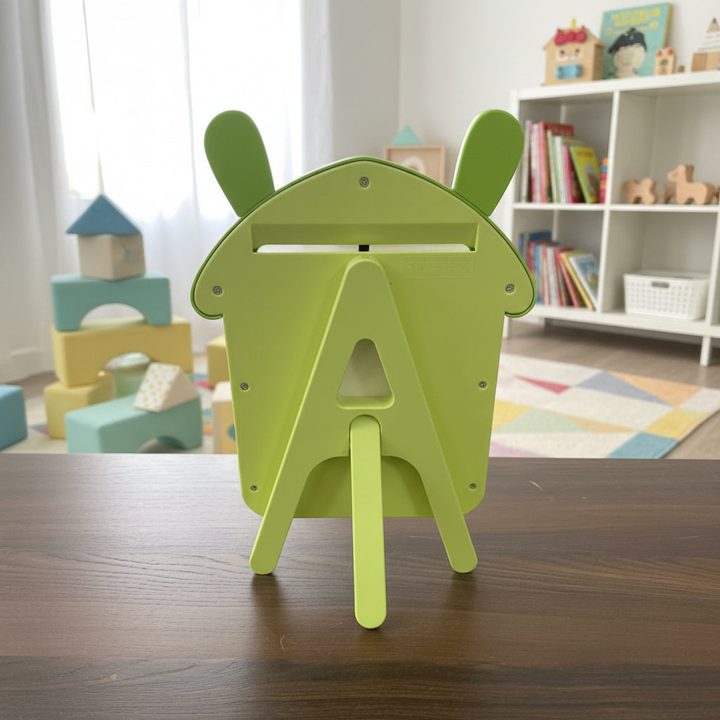 Cartoon House Design Kids Photo Frame, Cute Pink Table Top Picture Frame for Baby Room, Birthday Gift for Kids, Nursery Decor Photo Frame (10.2 x 15.5 cm) (Light Green)