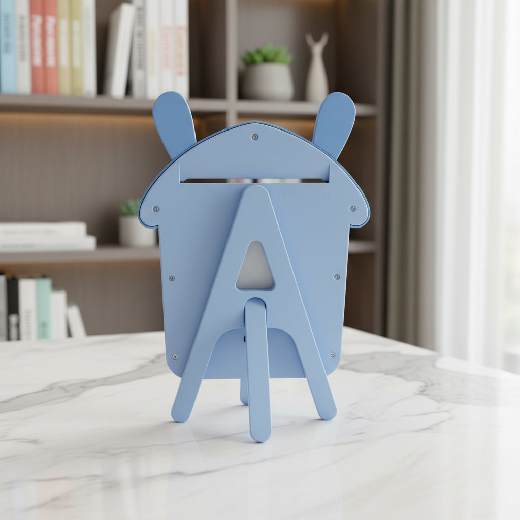 Cartoon House Design Kids Photo Frame, Cute Pink Table Top Picture Frame for Baby Room, Birthday Gift for Kids, Nursery Decor Photo Frame (10.2 x 15.5 cm) (Sky Blue)