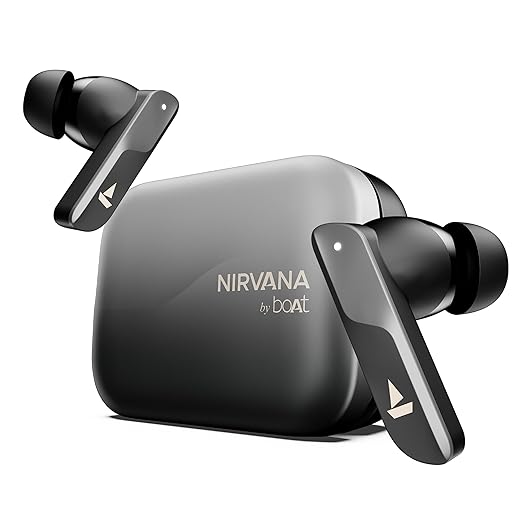 Boat Nirvana X TWS,Knowles Dual Drivers, Hi-Res Audio LDAC, App Support,4Mic ENx,Dual Pair,Spatial Audio,Fast Charge, Bluetooth Earbuds, TWS Ear Buds Wireless Earphones with mic (Galactic Red) (Copy) (Copy)