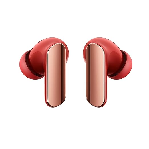 Real Me Buds Air 7 Pro Buds with Ai Live Translation,11mm+6mm Dual-dac Driver,48 Hrs Playtime,52 dB ANC,LHDC,45Ms Low Latency,360° Spatial Audio,IP55,BT 5.4 TWS for Apple & Android (Fairy Red)