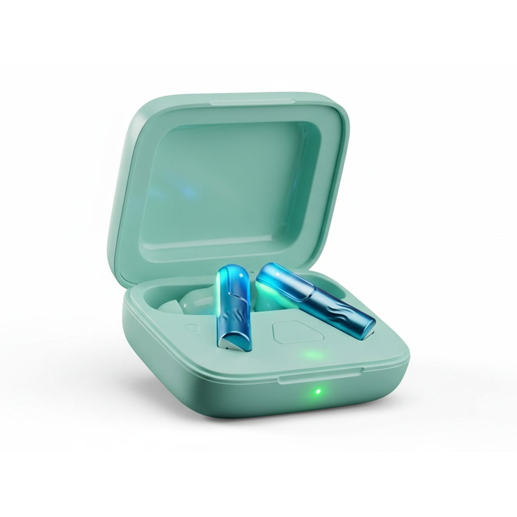 Boat Nirvana Ivy Pro, Dolby Atmos w/Head Tracking, 52dB Hybrid Adaptive ANC,Hi-Res LDAC, Titanium Dual Drivers, Bluetooth Earbuds, TWS Ear Buds Wireless Earphones w/mic (Crystal Black) (Copy)